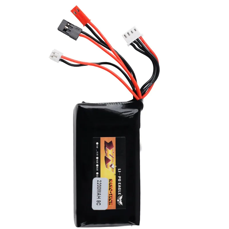 11.1V 2200mAh Lipo battery for Fixed Wing Aircraft drone Model GT3B T6 ET12 ET16 Remote Controller Air Models