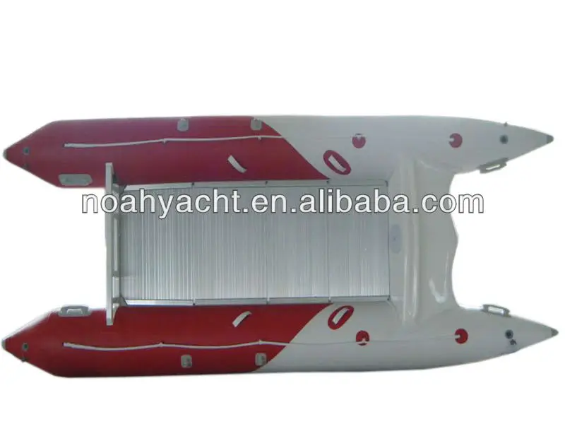 Inflatable catamaran high-speed cat boat