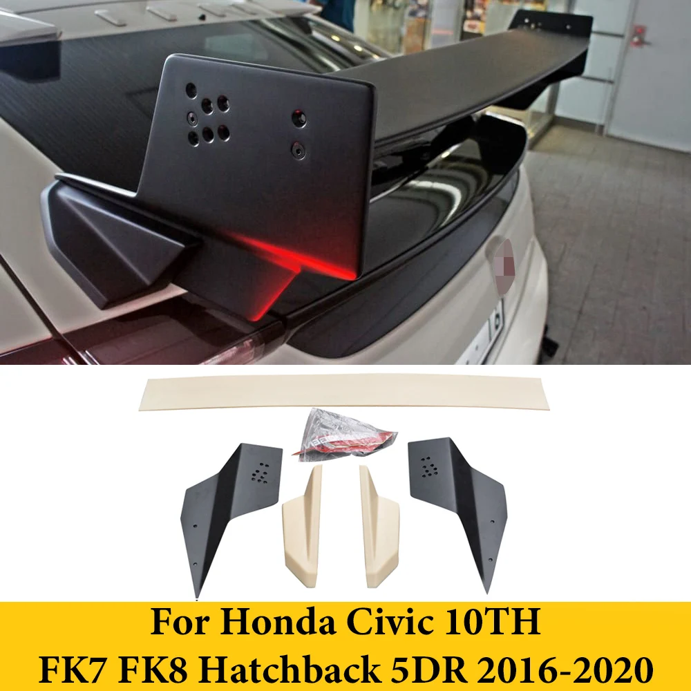 

Для Honda Civic 10th FK7 хэтчбек 2016-2021 FRP разветвители заднего бампера боковые фартуки автонастройка