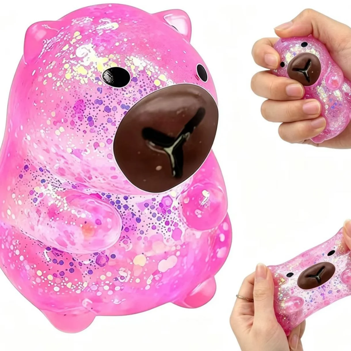 Kawaii  Maltose Squishy toy Slow Rising Soft Stretch Squeeze Fidget gift Anti Anxiety Stress Relief Decompression toys