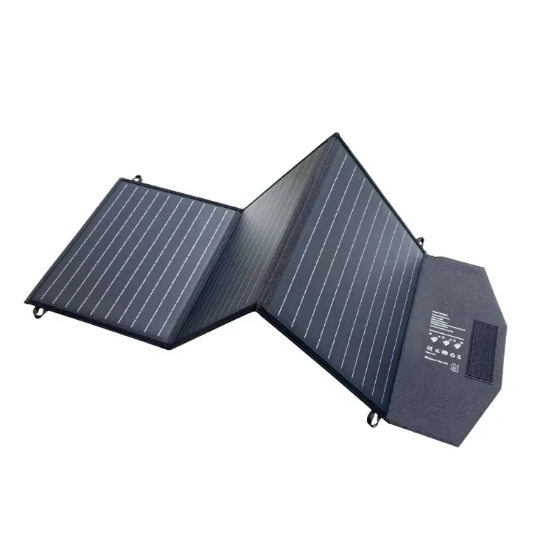 Portable Power Station Camping Folding Solar Panel Portable Kit