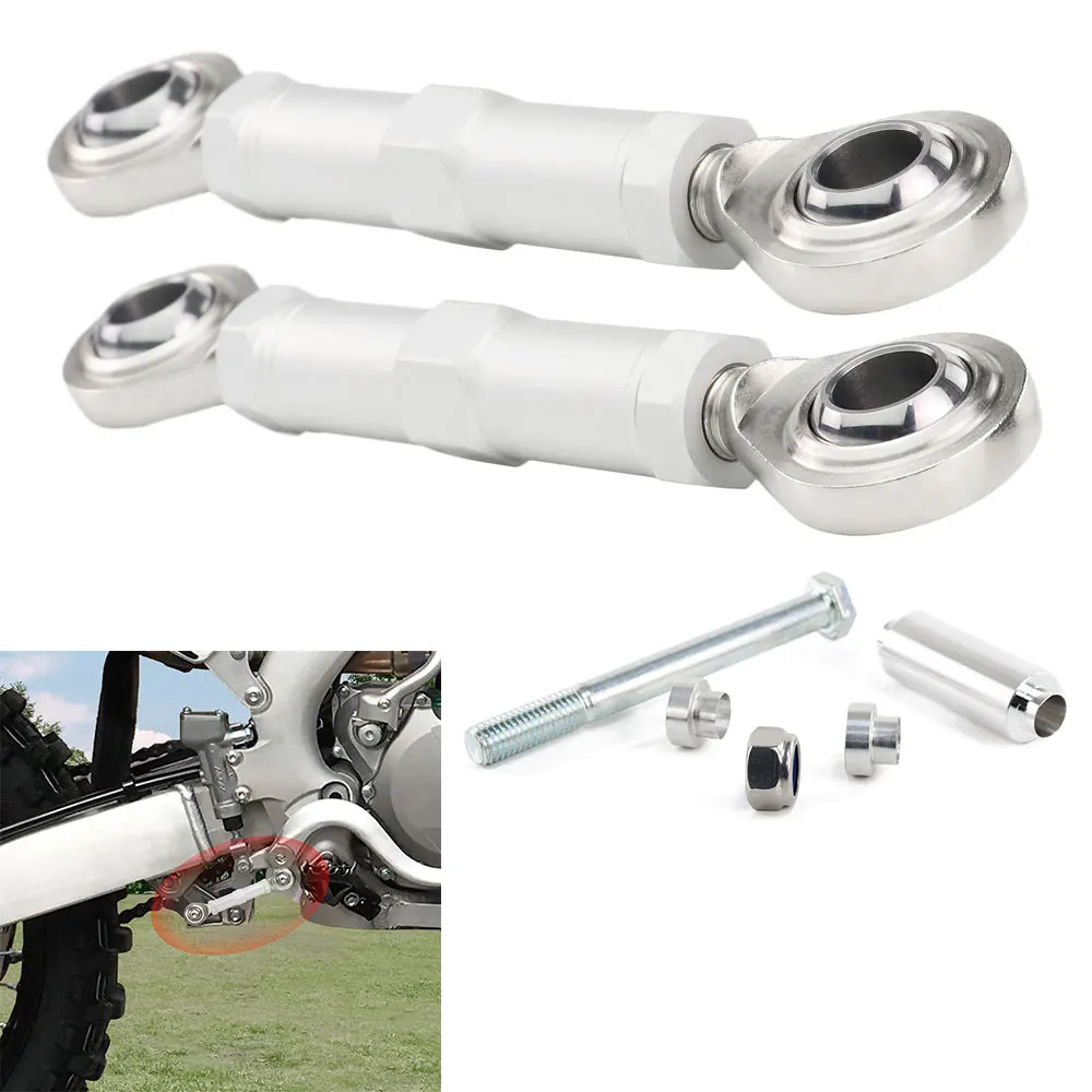 Adjustable Lowering Links Kit Fit For Kawasaki KLX140 / L / G 2009-2024 KLX150L KLX150BF Motorcycle Rear Suspension Drop Levers