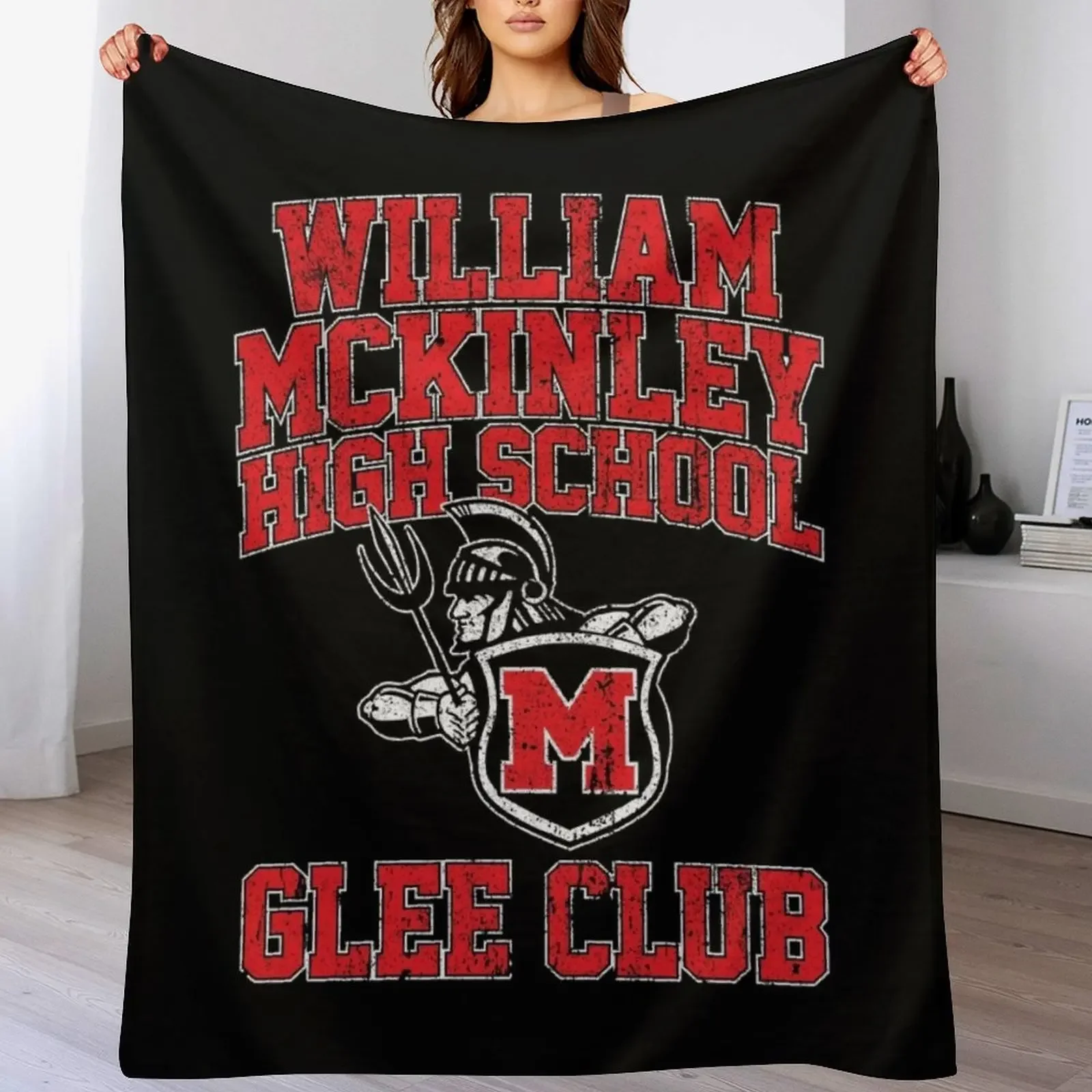 

William McKinley High School Glee Club Throw Blanket for sofa Decorative Sofas cosplay anime anime Blankets