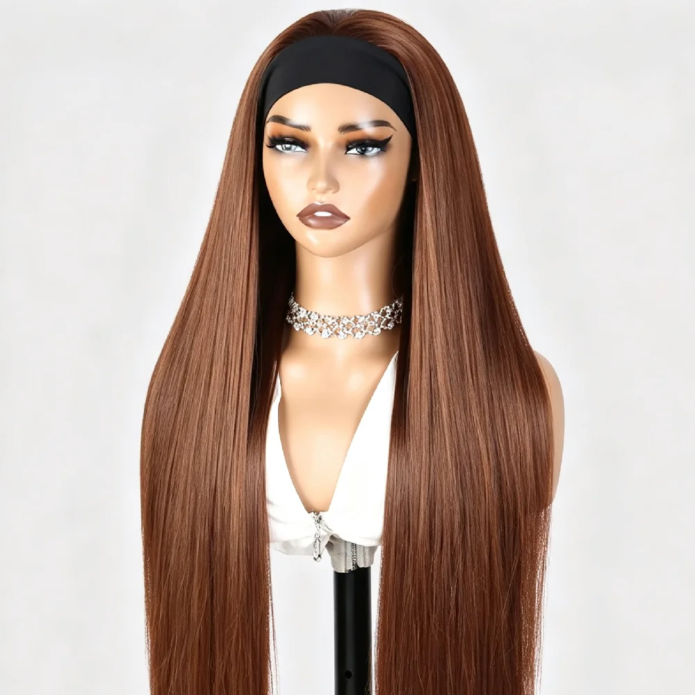 32-pulgadas-peluca-de-cabello-humano-con-diadema-recta-de-color-marron-chocolate-hecha-a-maquina-cabello-humano-real-densidad-del-250-para-mujeres-negras