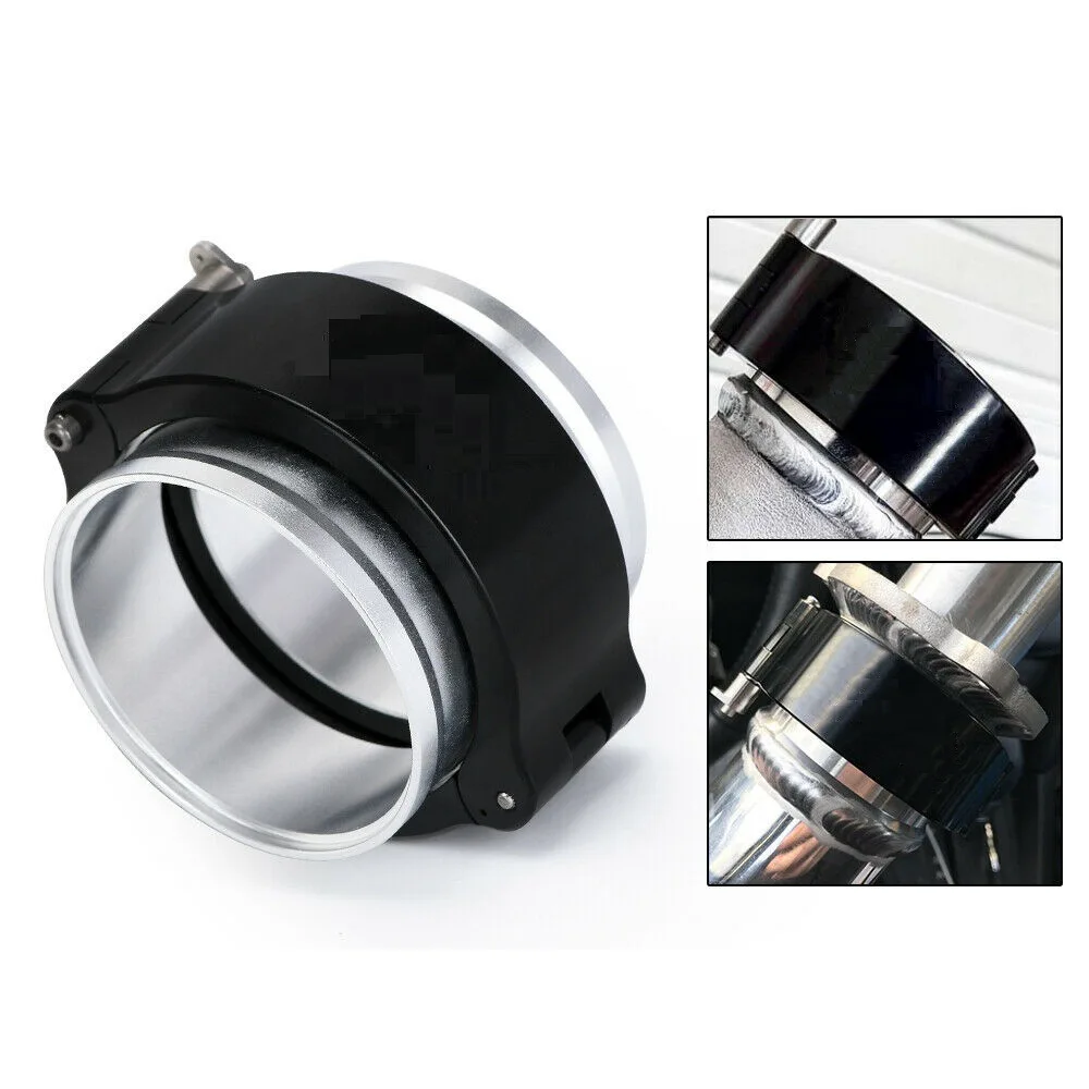 V-shaped clamp with flange aluminum alloy joint, turbine exhaust drain pipe buckle