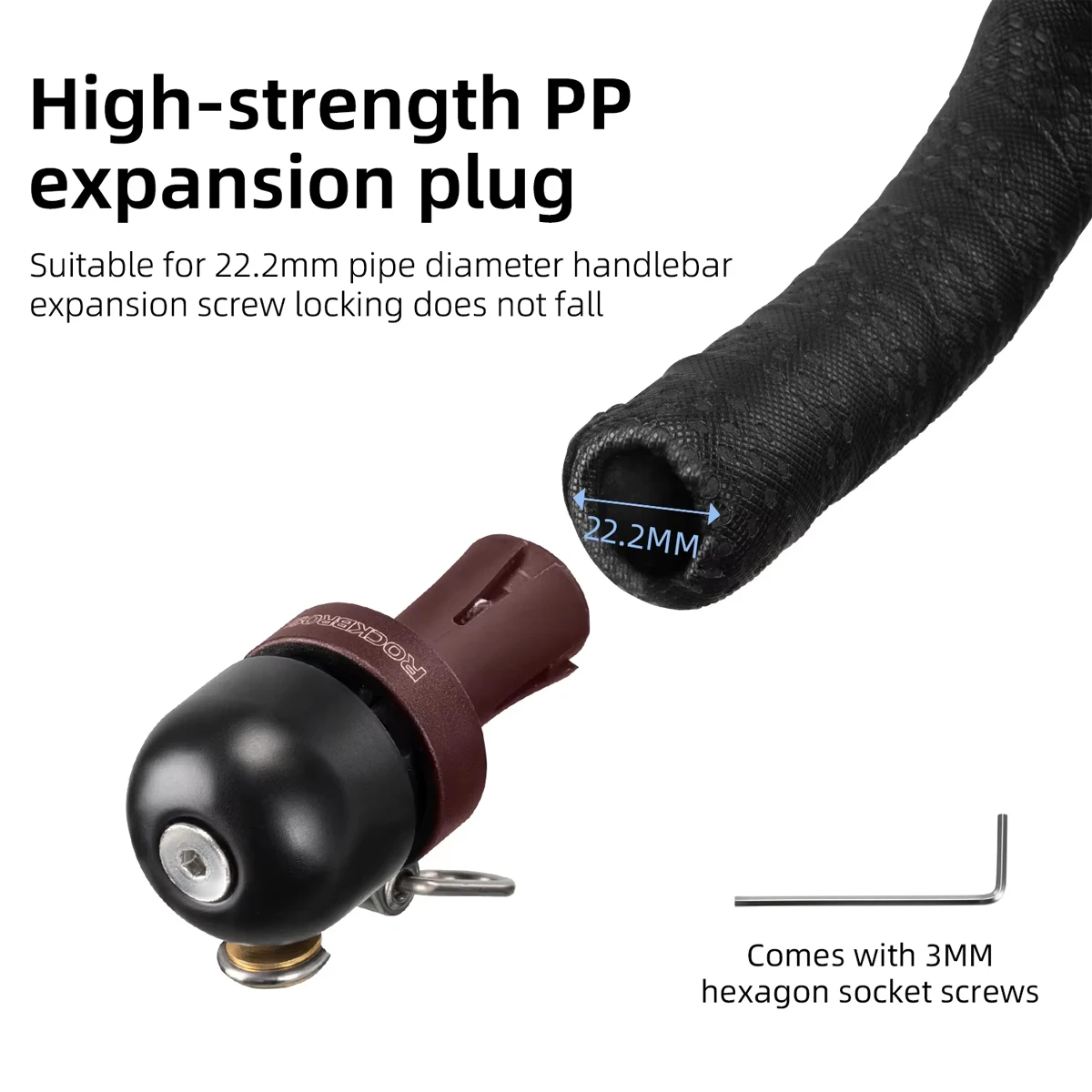 Glocke Klar Lauter Ton MTB Rennrad Hupe Fahrrad Griff Glocken Ring Geeignet für 18-25mm lenker 80db Glocke 1PCS