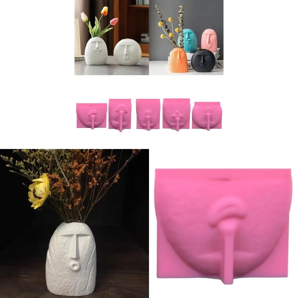 

Silicone Mold Human Resin Mold for Flower Vase Epoxy Mold DIY Craft
