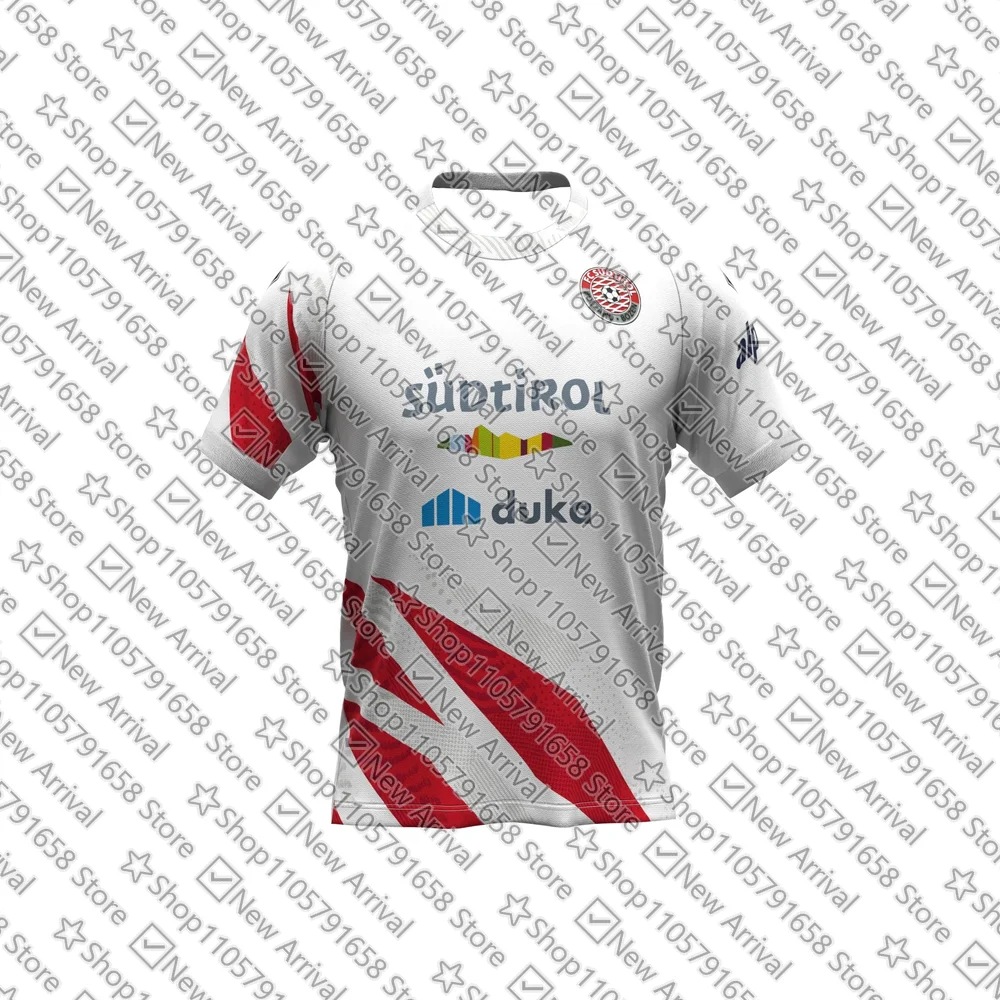 2026/27 Italien Neues Sportliches Atmungsaktives Schnelltrocknendes Herren-T-Shirt FC Südtirol Match Training Fußball Heimtrikot Familienkleidung Unisex
