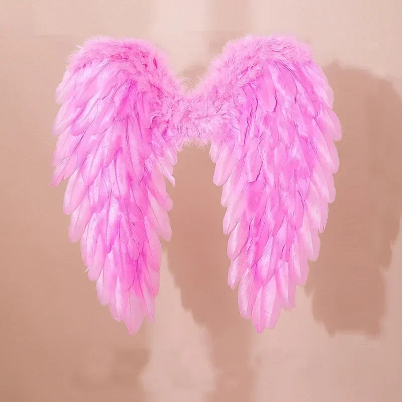NoveltyWomen Girls Angel Feather Wings Wedding  Demon Devil Wing Easter Costume Cosplay Props