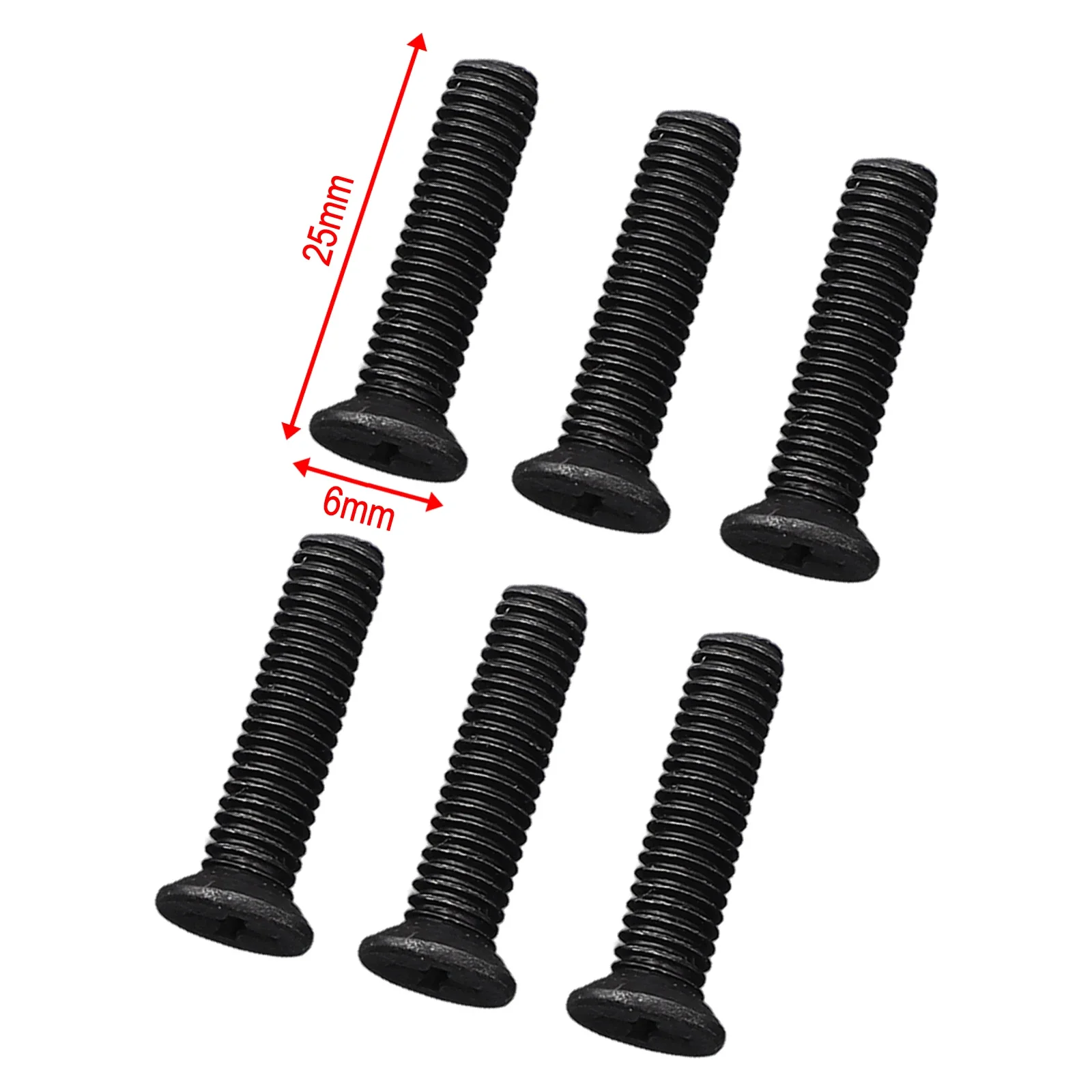 Boorkop Bevestigingsschroef Adapter Anti-draad Bits Zwart Linkerhand M5/M6 * 25mm Power Tools Draad 1/2 inch 3/8 inch