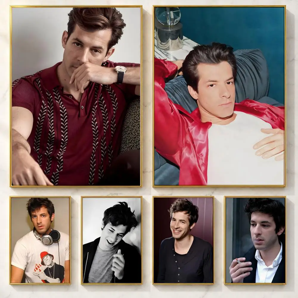 Music Producer Mark Ronson Poster Self-adhesive Art Poster Decoracion Painting Wall Art White Kraft Paper Home Decor