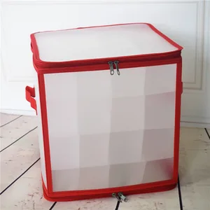 Hộp lưu trữ bóng Giáng sinh, người tổ chức Baubes, trang trí cây Giáng sinh, bộ chia lưu trữ trang sức, hộp lưu trữ đồ chơi, 64 lưới 8 Nhà tổ chức bán hàng chính Giáng sinh - 5