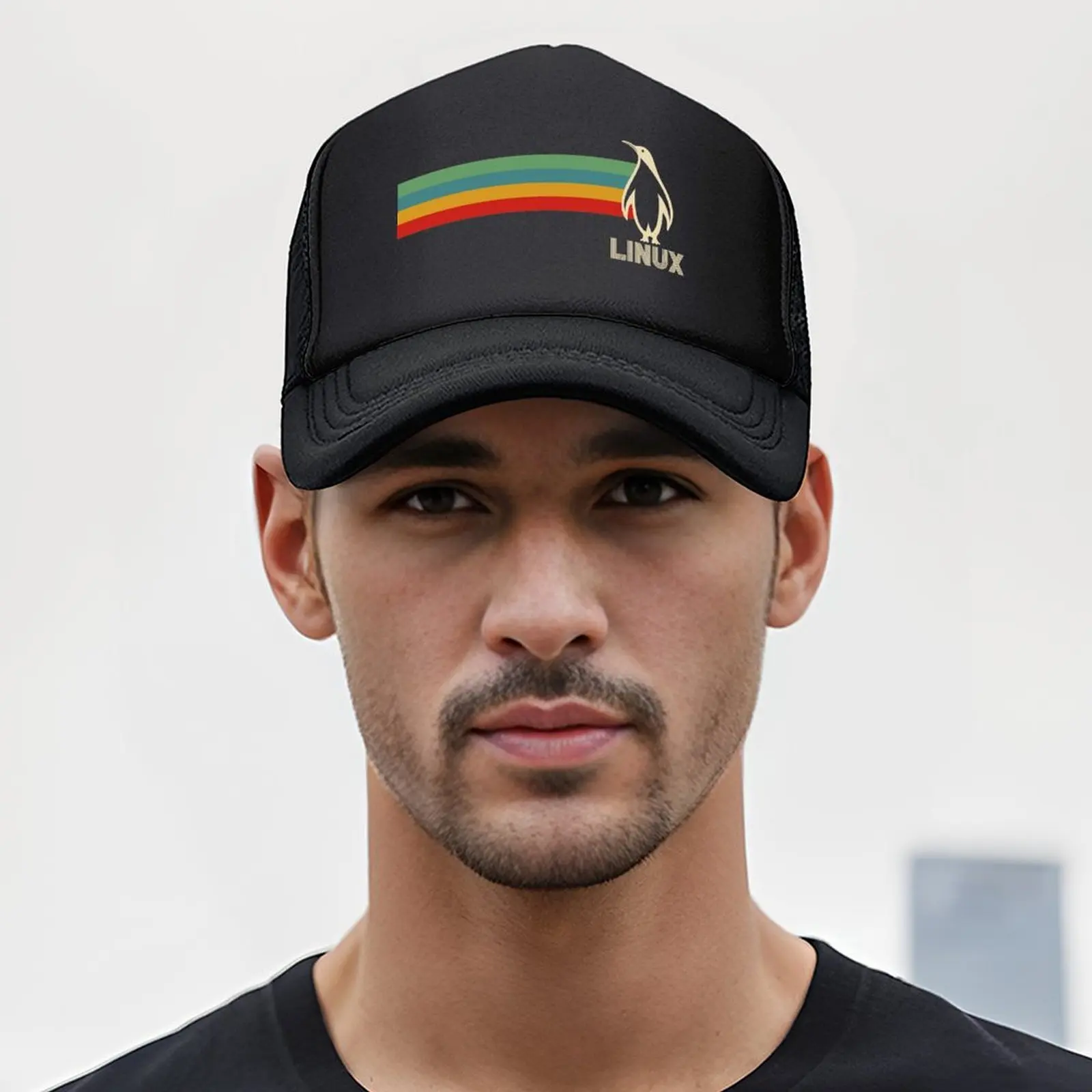 لينكس البطريق قبعة بيسبول قبعة رياضية جديدة في القبعة القبعات الممتعة هود امرأة الرجال #5