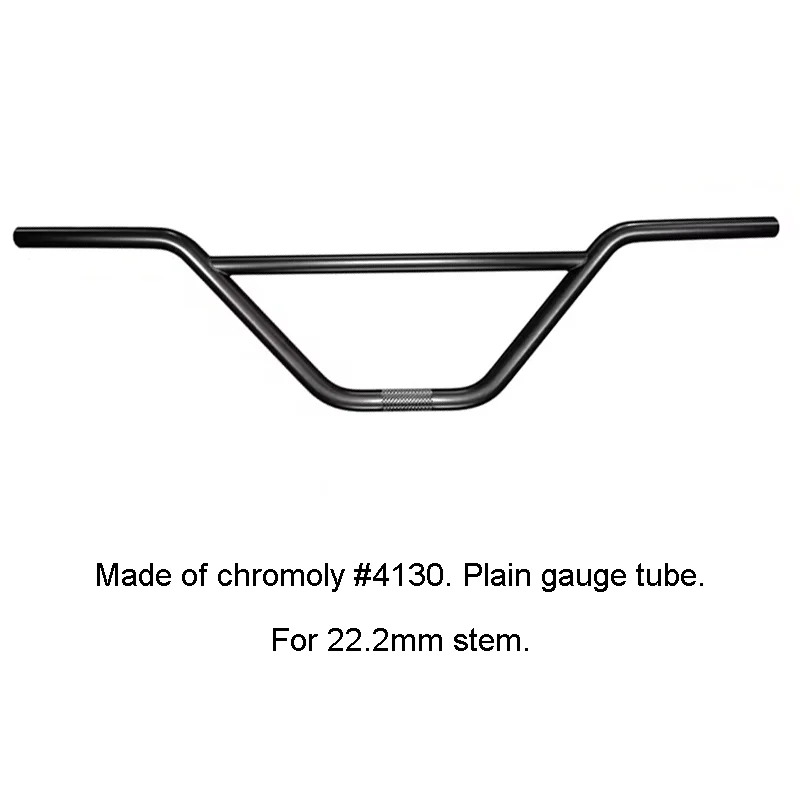 740mm BMX Lenker aus 4130 Chromoly-Stahl, 170mm Höhe, 22,2mm Durchmesser, Hochleistungslenker für Wheelie, Stunt, Cruiser, Big BMX Bikes – Detail 4