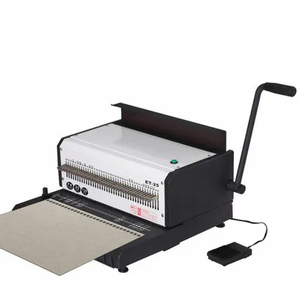 ET-25 Manual Power Book Stitching Machine Spiral Binding Equipment for Home Use