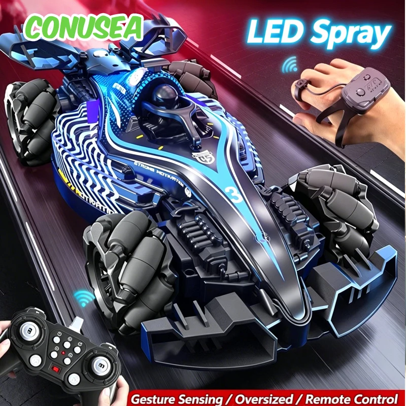 JJRC Rc Drift Car Q186 Racing Stunt Cars  2.4G Gesture Remote Control Spray Electric Vehicle Model Children Toys for Boy Giftss