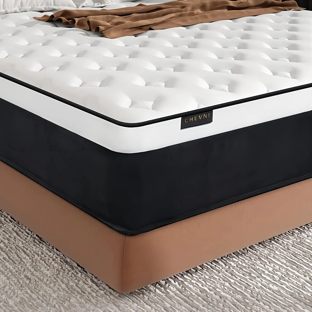 12 Inch Twin/Full/Queen/King Mattress in a Box - Memory Foam & Pocket Spring Hybrid Bed with Fire-Resistant Cover, Medium Firm, Easy Setup, No Box Spring/Foundation Needed, Modern Bed for s & Rooms, Durable Nylon Base