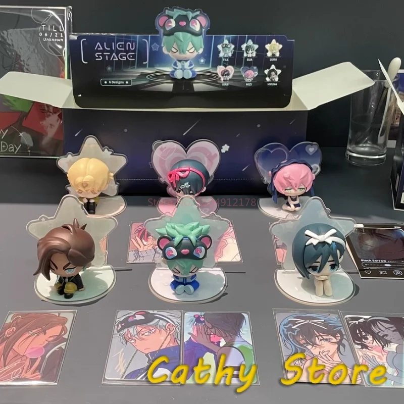 Подлинная Alien Stage Free Stage Blind Box Mystery Box Sua Ivan Luka Till Аниме Фигурка Периферийная кукла Настольный орнамент Игрушки Подарки