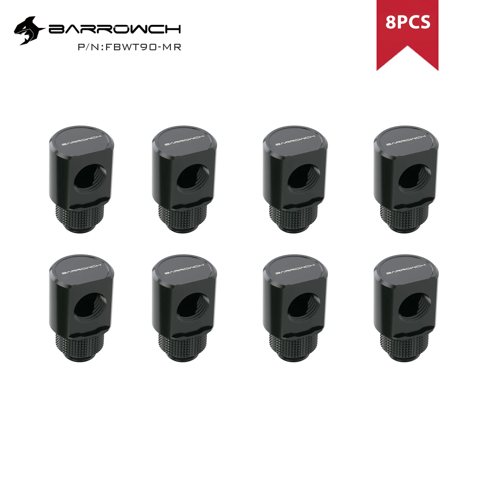 Imagem -03 - Barrowch-adaptador Rotativo de 90 ° Peças Mais Peças Adaptador Giratório g1 com Superfície Lisa Adaptadores de Refrigeração por Água de Metal m para f