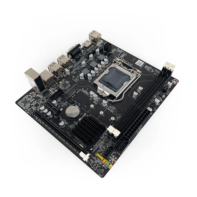 For 2Pcs Yingjie H61 Desktop Motherboard LGA1155 Socket DDR3 With M.2 For DNF Studio I3 I5 CPU