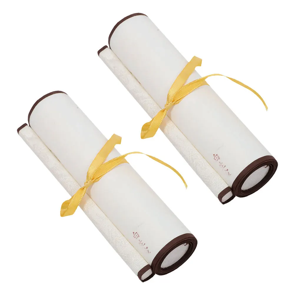 2 قطعة ورقة شوان الصينية خمر الخط مخطوطات ورق الأرز الفارغ لكتابة الرسم اللوحة ديكور المنزل الكتابة العرض #5