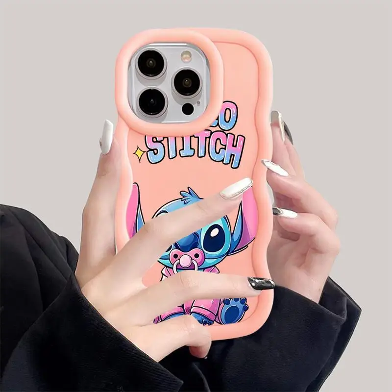 Disney Stitch Cute Case for OPPO A5s A5 A7 A9 A11 A15 A12 A17 A16e A33 A53 A54 A57 A38 A17k A58 4G A32 A31 Silicone Soft Cover