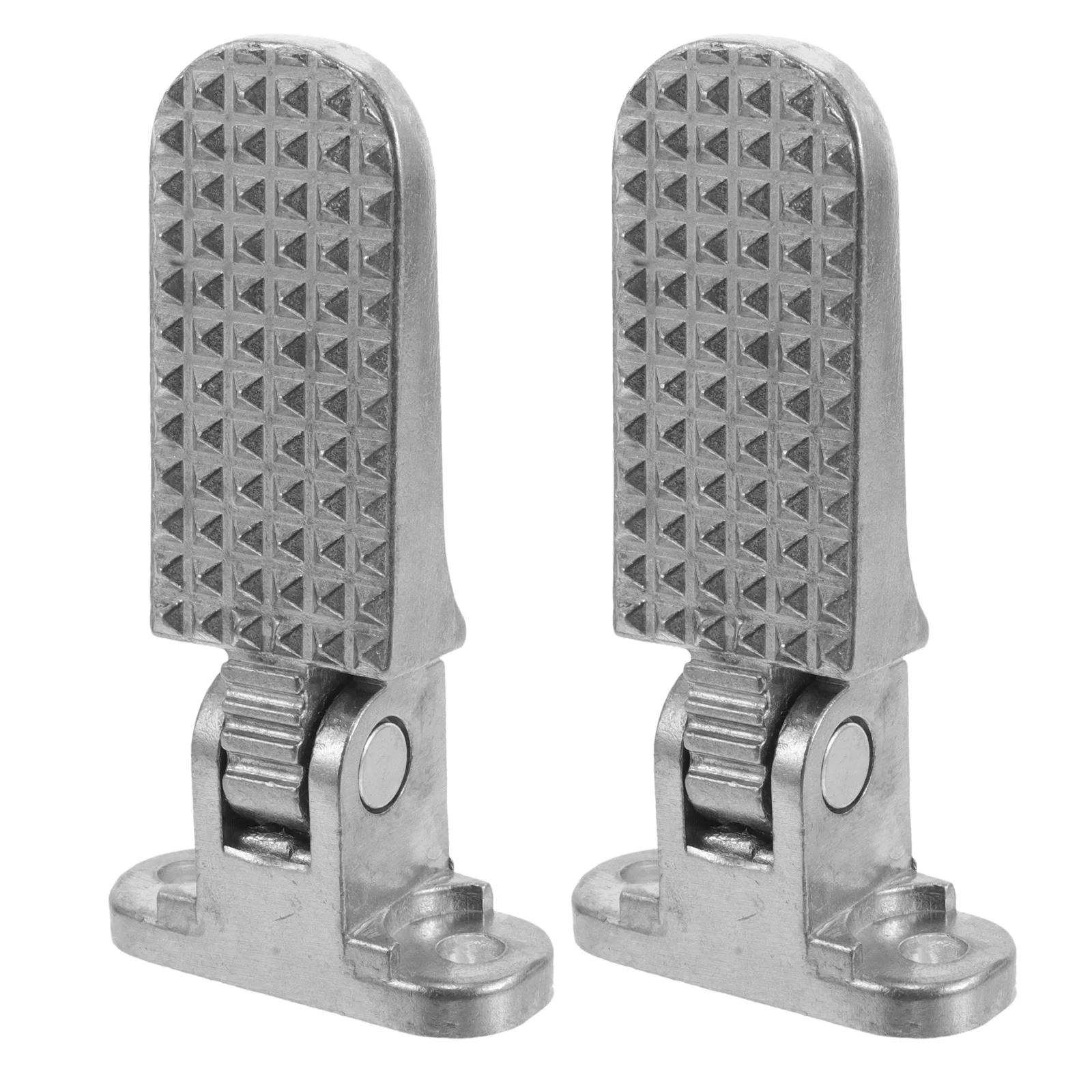 

2Pcs Rear Foot Pegs for Motorcycle Heavy Duty Metal Pedal Accessories Non-Slip Surface Ideal for Passenger Long Journey Comfort