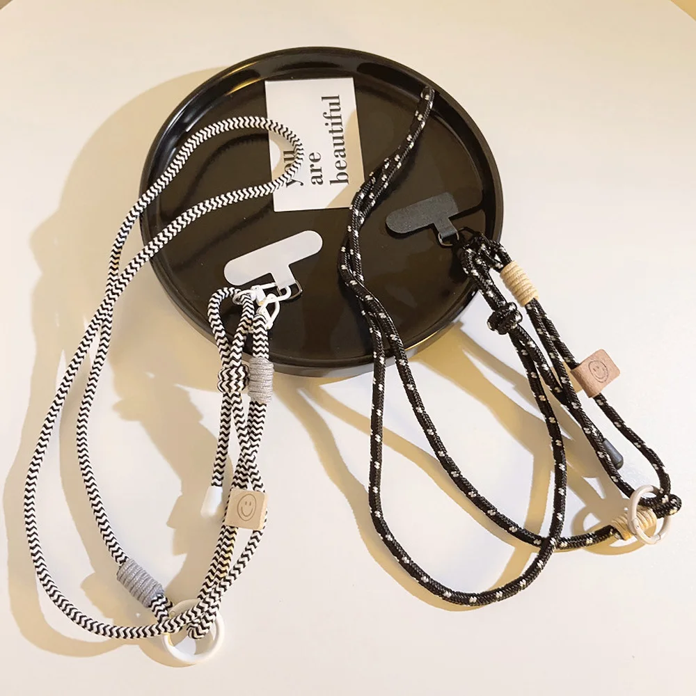 Buntes Handy-Lanyard, verstellbarer langer Umhängegurt, Halsband, Schultergurt, Anti-Verlust-Handyzubehör