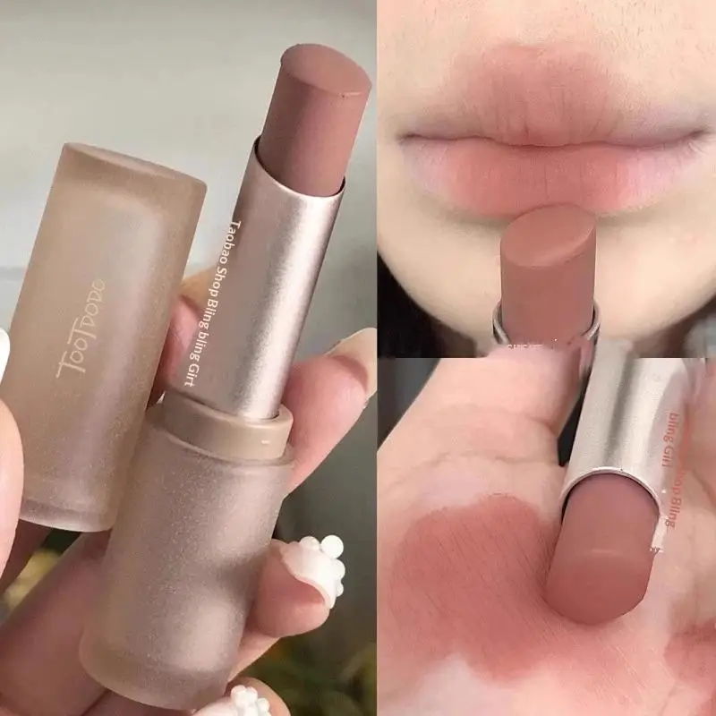 Soft Mist Lip Glaze Lip Gloss Velvet Matte Lipstick Long Lasting Not Fade Or Stain Cup Moisturizing Makeup Lip Serum Makeup