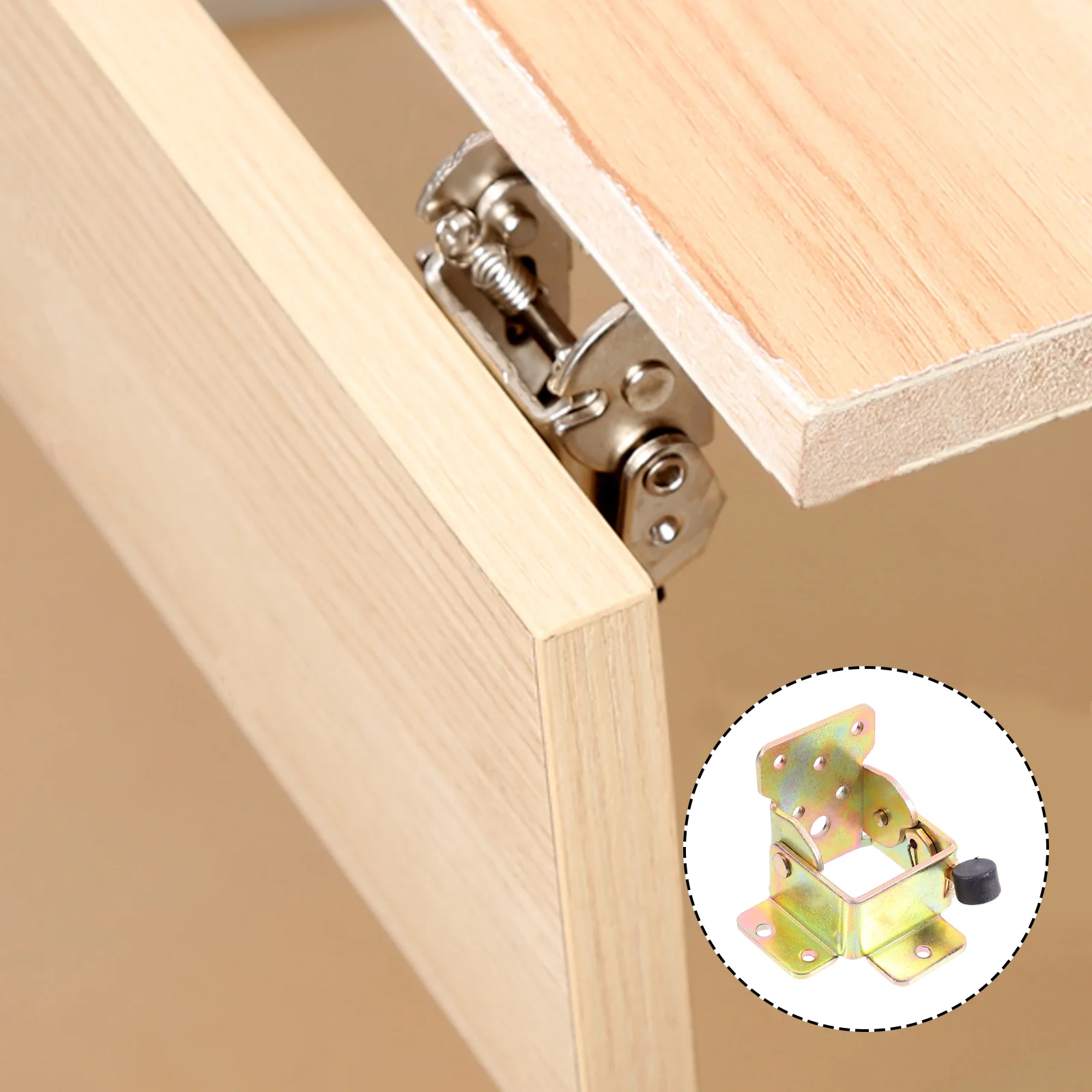 

4pcs Folding Table Leg Hinges High Quality Iron Durable Suitable Tables Chairs Hardware Accessories