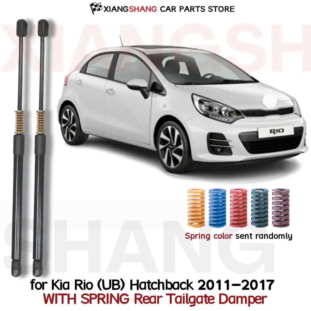 

2pcs Rear Pop out Auto Open With Die Springs Damper for Kia Rio (UB) Hatchback 2011-2017 Tailgate Trunk Boot Gas Struts