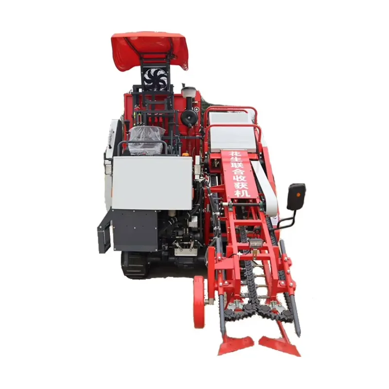 Crawler Rubber Track Peanut Harvester Groundnut Combine Machine Farm Agricultural Equipment OEM Customized