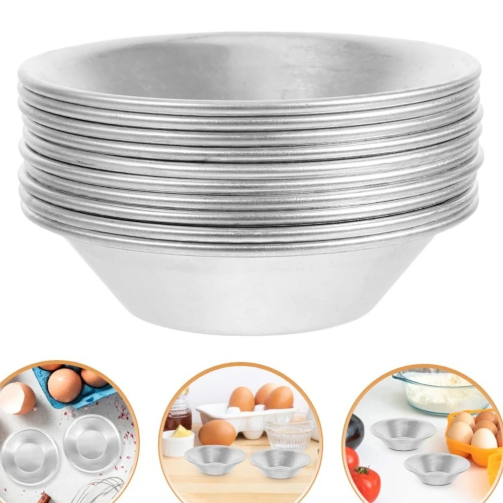 10Pcs Egg Tart Mold…