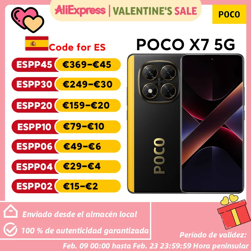 【Marke+】POCO X7 Smartphone Dimensity 7300-Ultra 6,67" 120Hz AMOLED Display 45W 5110mAh 50MP Kamera IP68 Xiaomi HyperOS NFC