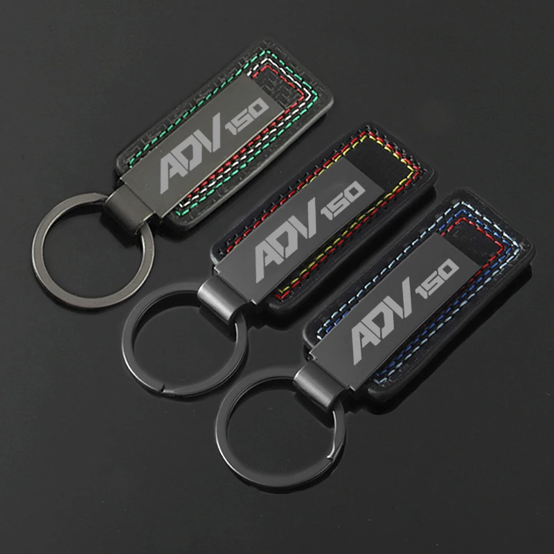 Alloy Motorcycle Keychain Keyring Gift Key Chains Buckle for ADV150 ADV 150 2024 2023 2020 2019 2021 Car Styling Accessories