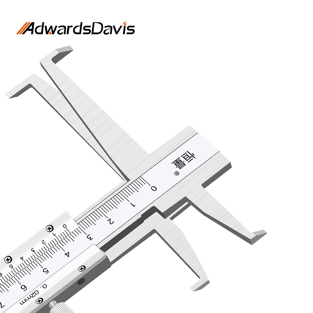 High-Precision Long Claw Inner Diameter Inner Groove Vernier Caliper 150mm 200mm 300mm Groove Measurement Tools Instrument