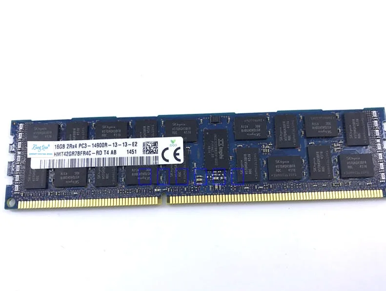 For 16G 2RX4 PC3-14900R ECC REG HMT42GR7BFR4C-RD ram 16GB