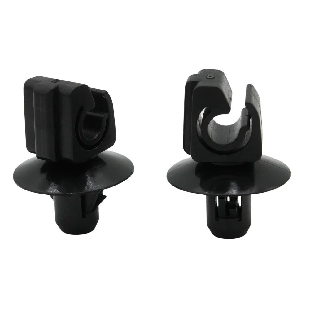 Convenient Installation Interior Door Trim Panel Clips for Ford Vehicles Black Holder Fastener Fixing Pack of 10