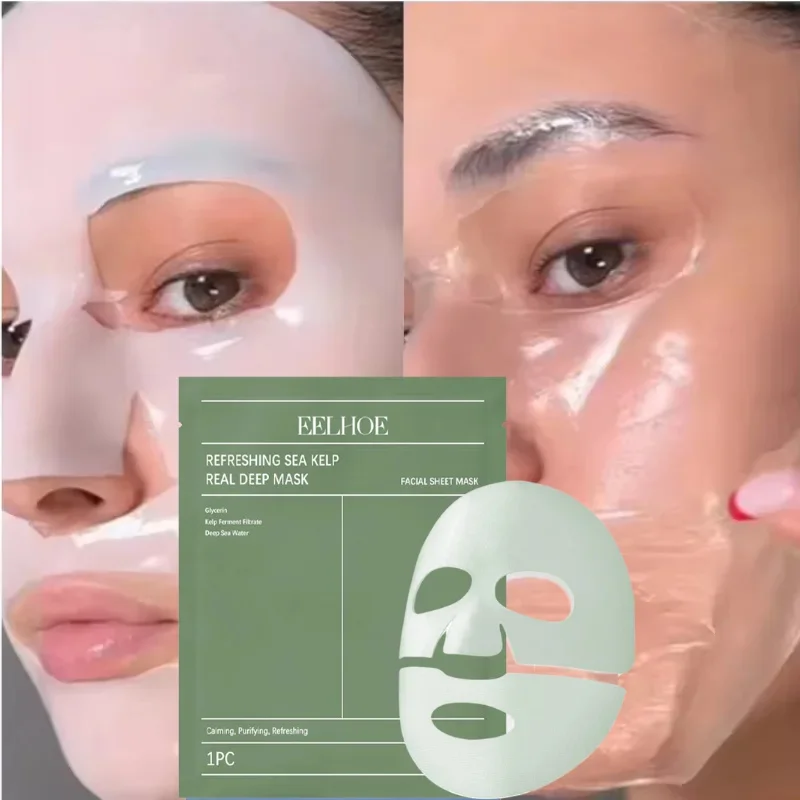 1/5/10pcs Bio Collagen Brightening Mask Deep Hydrating Shrink Pore Overnight Mask Gentle Moisturizing Refreshing Face Skin Care