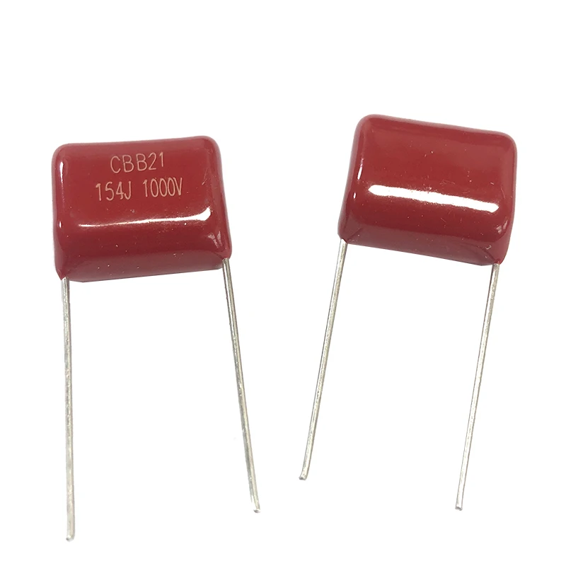 10pcs Cbb Polypropylene Film Capacitor 1000v154j 154j1000v 1000v 154j 0.15uf 150nf