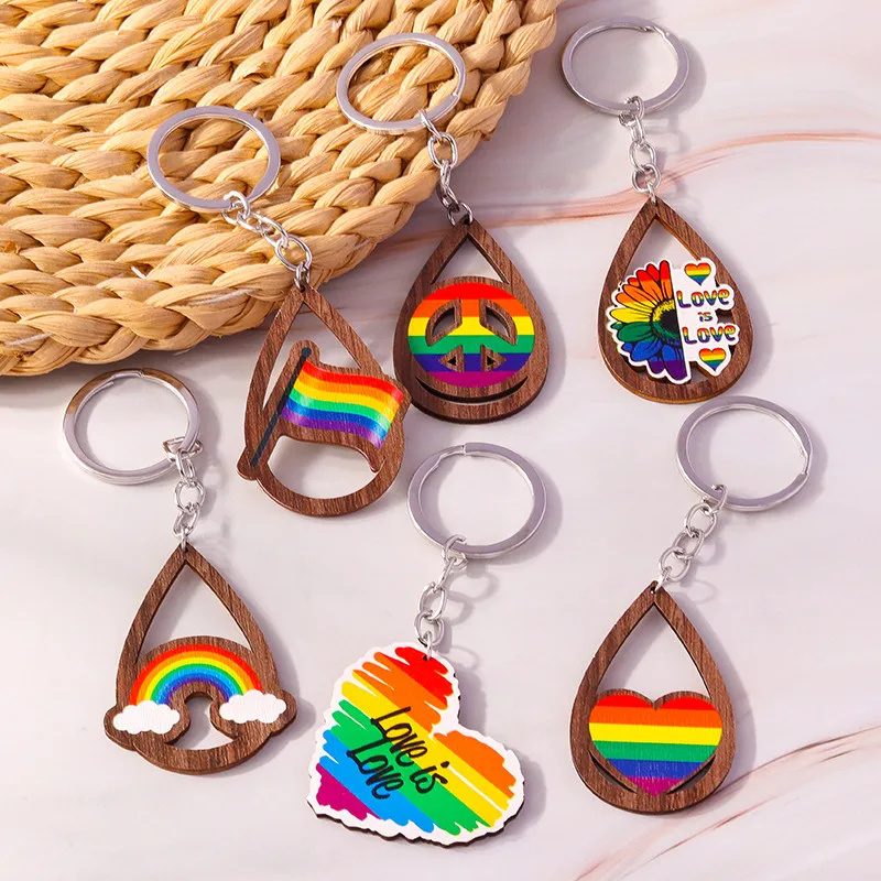 Aihua Bunte Regenbogen-Halskette für Damen, Lederseil-Kette, Wolke, Regenbogen-Anhänger, Halskette, niedlicher Sommer-Strand-Schmuck, Geschenke – Detail 6