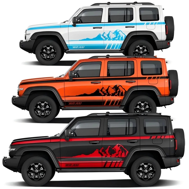 para-tank-300-rayas-de-carreras-todoterreno-calcomania-lateral-para-carroceria-accesorios-de-estilo-para-suv-pelicula-automotriz-para-exteriores
