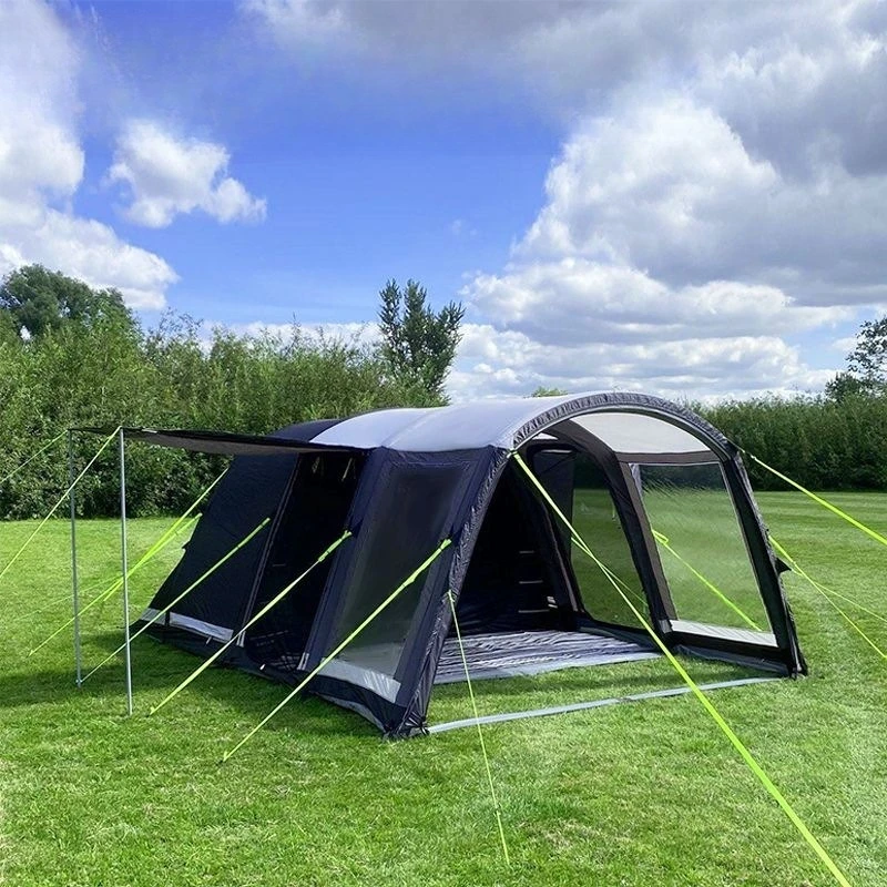 Large quick-opening inflatable tent Outdoor multi-functional four-person family camping tent Portable double-layer camping tent