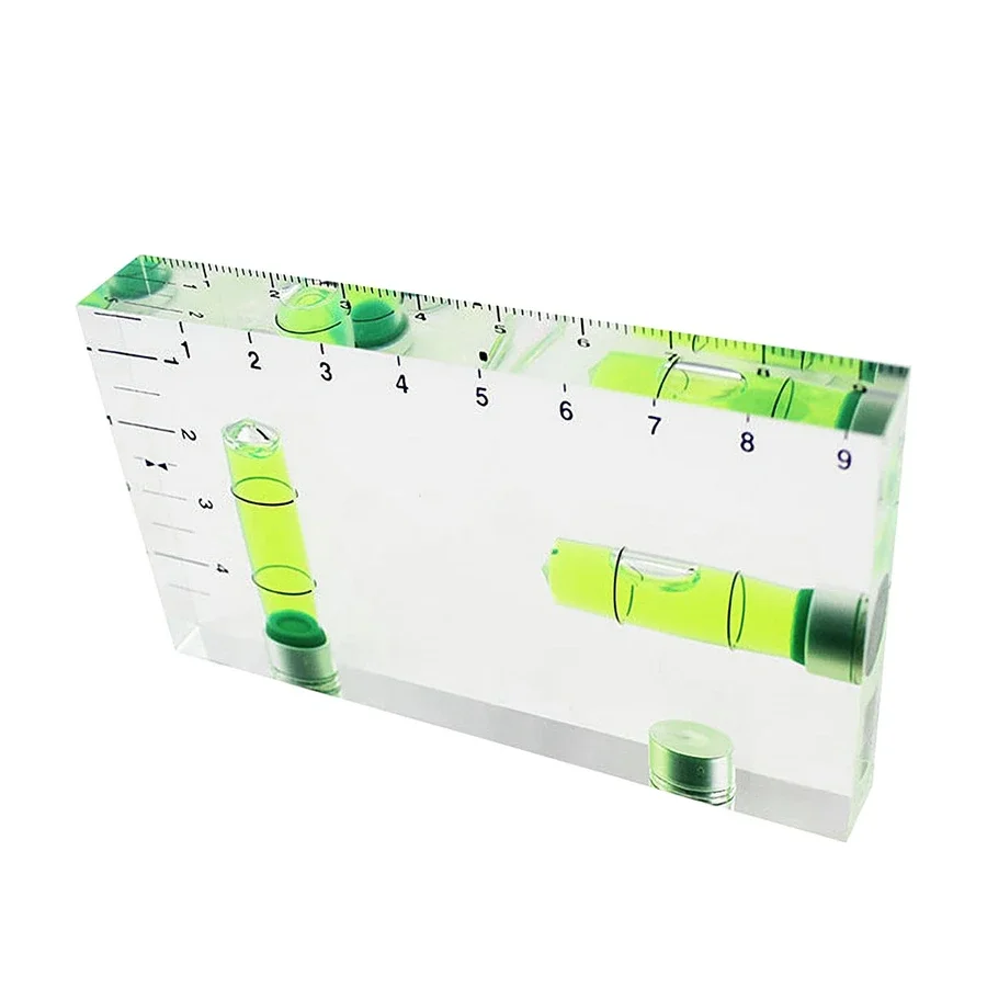

Bubble Level Transparent Scale High Precision Mini Level Construction Leveling Tool Magnetic Measurement Bubble Level Gauge