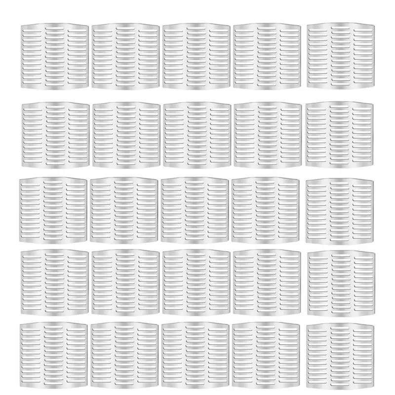 ABKL-80 Pcs 2.75In X 2.8In Stainless Steel Weep Hole Covers For Brick Walls Weep Hole Inserts For Walls Stops And Keeps Out