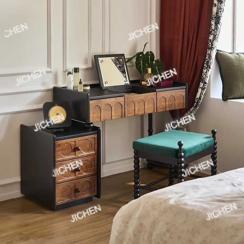 طاولة مكياج فاخرة فاخرة من تأثيث المنزل من Lin's، خزانة دلو مدمجة لغرفة النوم الرئيسية، حديثة #1