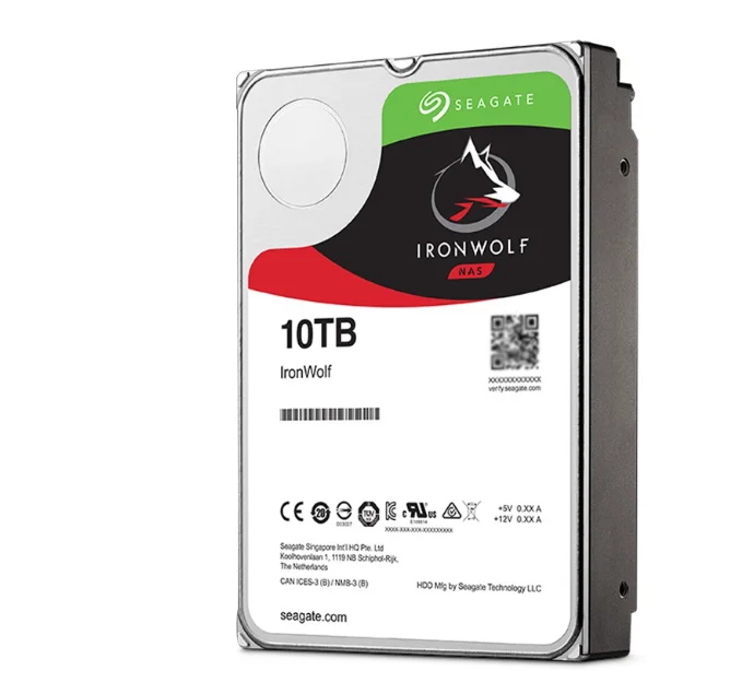 محرك الأقراص الصلبة الجديد لـ Seagate 10 تيرا بايت 3.5 بوصة 256 ميجابايت 7200 دورة في الدقيقة للقرص الصلب الداخلي لمحرك الأقراص الصلبة NAS لـ ST10000VN0008