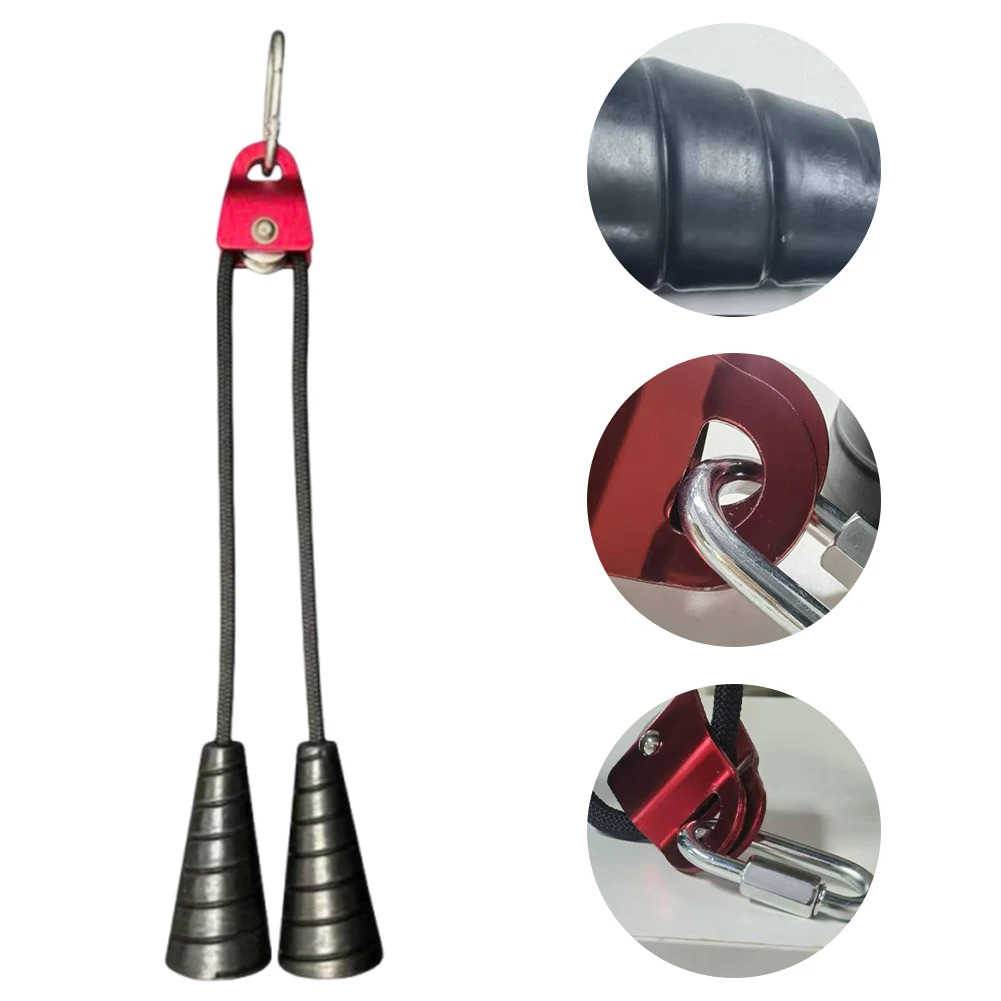 حبل ثلاثي الرؤوس مع مقابض LAT شريط سحب للأسفل غير قابل للانزلاق حبل ثلاثي الرؤوس مرفق كابل مقبض لياقة بدنية متعدد الوظائف لصالة الألعاب الرياضية المنزلية #3