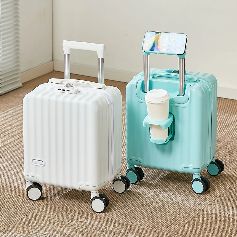 

4-Inch Small Carry-On Suitcase Lightweight Portable Travel Bag with Combination Lo for Men And Women Handheld Lage
