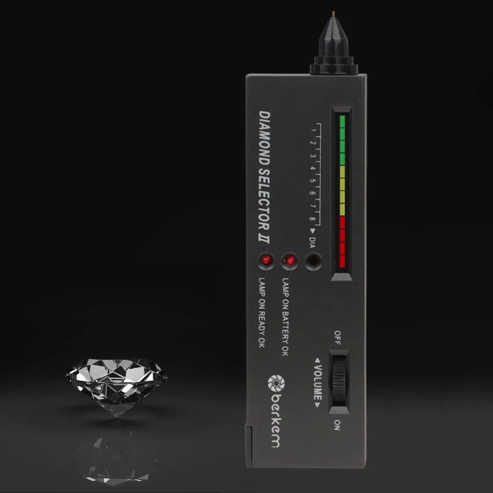 

Diamond Tester Pen High Accuracy Testing Pen Tool for Novice Moissanite GEM